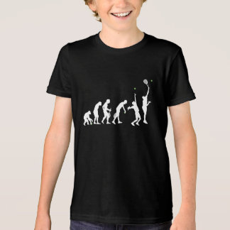 Grappige Pickleball Evolutie Silhouet Tri-Blend Shirt