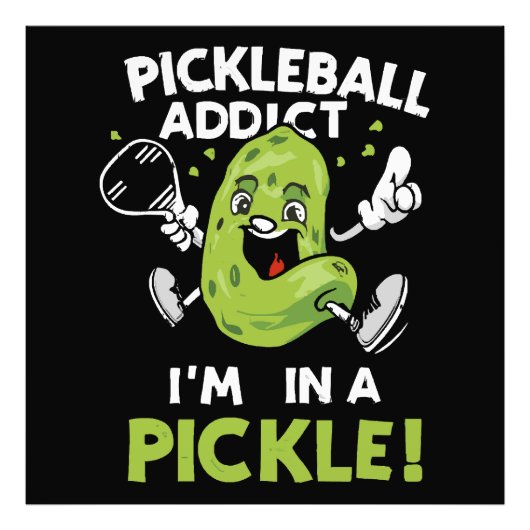 Grappige-Pickleball Foto Afdruk (Voorkant)