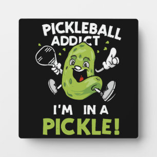 Grappige-Pickleball Fotoplaat