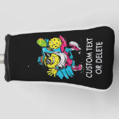 grappige pickleball golfheadcover (Voorkant)