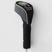 grappige pickleball golfheadcover (Schuin)