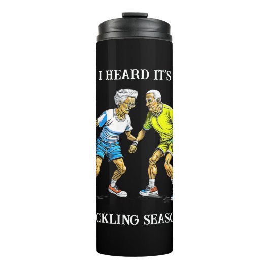 Grappige Pickleball-grap | Inlegseizoen Thermosbeker (Voorkant)