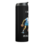 Grappige Pickleball-grap | Inlegseizoen Thermosbeker (Gedraaid links)