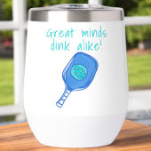 Grappige Pickleball Great Minds Dink Alike Humor