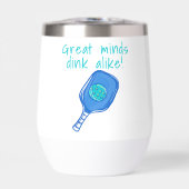 Grappige Pickleball Great Minds Dink Alike Humor (Voorkant)