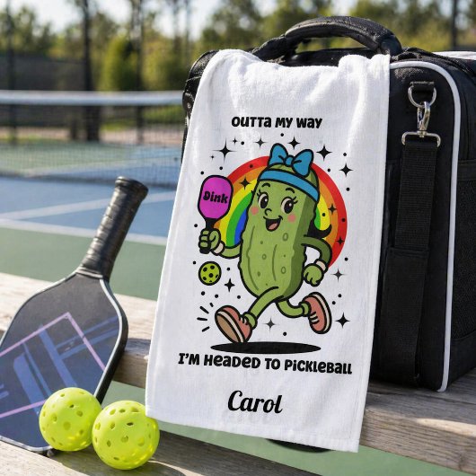 Grappige Pickleball Handdoek