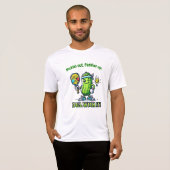 Grappige Pickleball Heren Spelers T-shirts Toppen (Voorkant volledig)
