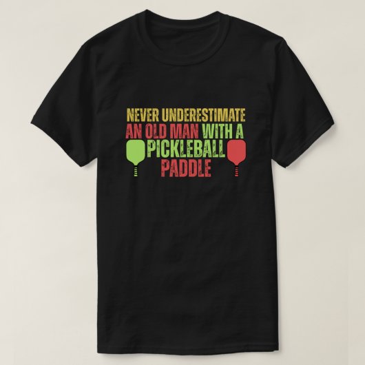 Grappige Pickleball Heren T-shirts | Pickleball (Design voorkant)