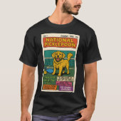 Grappige Pickleball-hond Quotes Pickleball-paddle T-shirt (Voorkant)