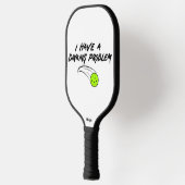 Grappige pickleball Humor | Ik heb een drankproble Pickleball Paddle (Links)