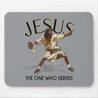 Grappige Pickleball Jezus Degene Die Sluist Muismat