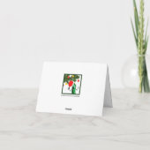 Grappige Pickleball kerstvakantie Kaart (Achterkant)