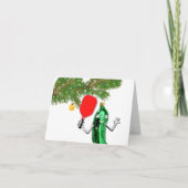 Grappige Pickleball kerstvakantie Kaart (Voorkant)