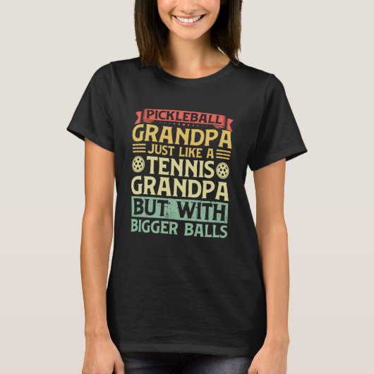 Grappige pickleball kleding pickleball speler voor t-shirt (Voorkant)