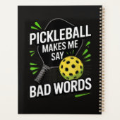 Grappige Pickleball Laat Me Slecht Praten Planner (Achterkant)