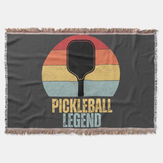 Grappige Pickleball Legende Deken (Voorkant)