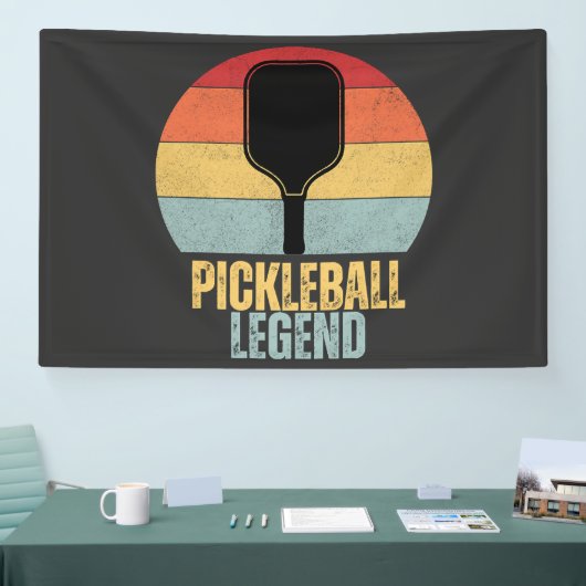 Grappige Pickleball Legende Spandoek (Beurs)