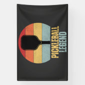 Grappige Pickleball Legende Spandoek (Verticaal)