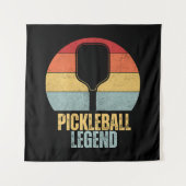 Grappige Pickleball Legende Wandkleed (Voorkant)