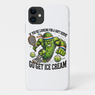Grappige Pickleball-liefhebber grap met een Pickle Case-Mate iPhone Case