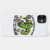 Grappige Pickleball-liefhebber grap met een Pickle Case-Mate iPhone Case (Achterkant (horizontaal))