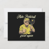 Grappige Pickleball-liefhebbers Afbeeldingen Pickl Kaart (Voorkant)