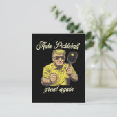 Grappige Pickleball-liefhebbers Afbeeldingen Pickl Kaart (Staand voorkant)