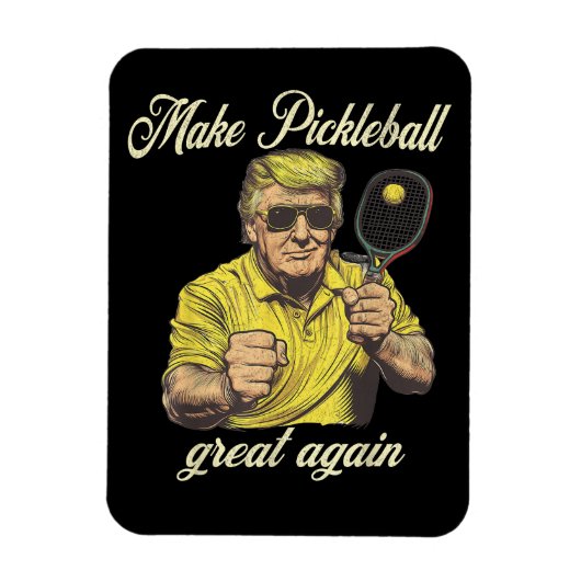 Grappige Pickleball-liefhebbers Afbeeldingen Pickl Magneet (Verticaal)