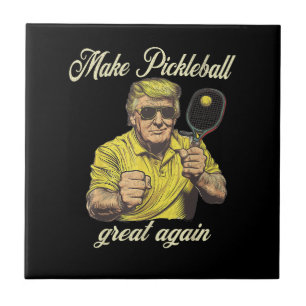 Grappige Pickleball-liefhebbers Afbeeldingen Pickl Tegeltje