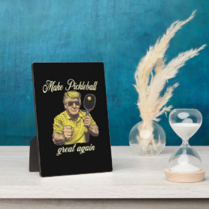 Grappige Pickleball-liefhebbers Graphics Pickle Ba Fotoplaat