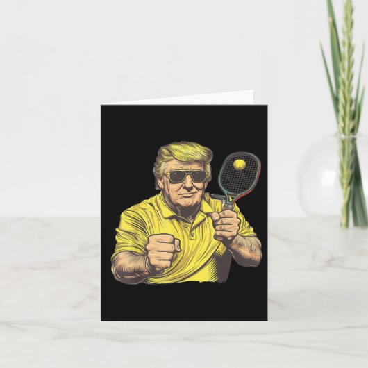 Grappige Pickleball liefhebbers Graphics Pickle Ba Kaart (Voorkant)