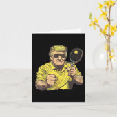 Grappige Pickleball liefhebbers Graphics Pickle Ba Kaart (Gele Bloem)