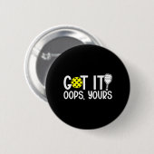 Grappige Pickleball-liefhebbers Hebben Het Oeps Jo Ronde Button 5,7 Cm (Voorkant /achterkant)