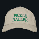 Grappige Pickleball Lover Quote Unieke Gift Geborduurde Pet<br><div class="desc">Show je liefde voor pickleball met deze stijlvolle pickleballer geborduurd distressed dad pet! Met gedurfde groene letters op een klassieke neutrale achtergrond is dit pet ideaal voor casual draag op en naast het veld. Of je nu een doorgewinterde pro bent of gewoon van het spel houdt, dit speelse ontwerp is...</div>