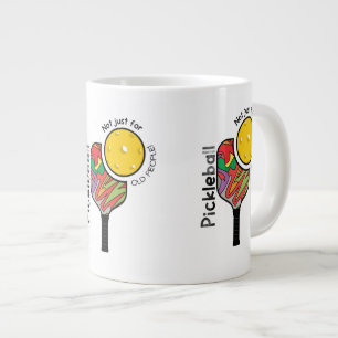 Grappige Pickleball-mok voor spelers van alle leef Grote Koffiekop