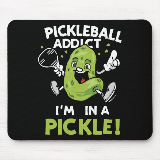 Grappige-Pickleball Muismat (Voorkant)