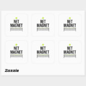 Grappige Pickleball Net Magneet Sticker (Vel)