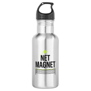 Grappige Pickleball Netmagneet RVS Waterfles