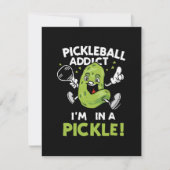 Grappige-Pickleball Notitiekaartje (Voorkant)