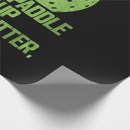 Grappige pickleball paddle up boterkop cadeaupapier (Hoek)