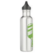 Grappige pickleball paddle up boterkop waterfles  (Links)