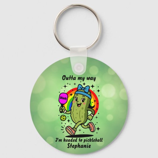 Grappige Pickleball - Pickleball Humor Sleutelhanger (Achterkant)