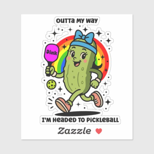 Grappige Pickleball - Pickleball Humor Sticker (Vel)