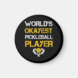 Grappige Pickleball Player Paddle - Pickleballing  Magneet