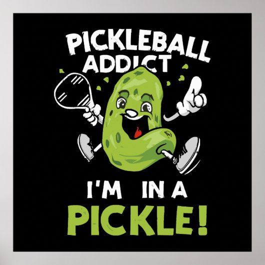 Grappige-Pickleball Poster (Voorkant)