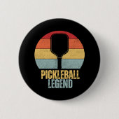 Grappige Pickleball Ronde Button 5,7 Cm (Voorkant)