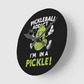 Grappige-Pickleball Ronde Klok (Hoek)
