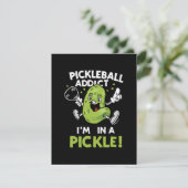 Grappige-Pickleball RSVP Kaartje (Staand voorkant)