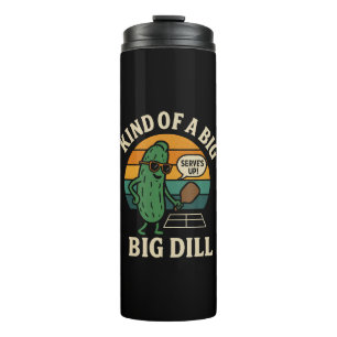 Grappige Pickleball Sociale Club Big Dill Thermosbeker