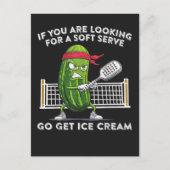 Grappige Pickleball-speler Briefkaart (Voorkant)